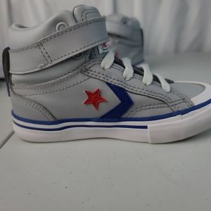 CONVERSE KIDS LEATHER HI TOP SNEAKER